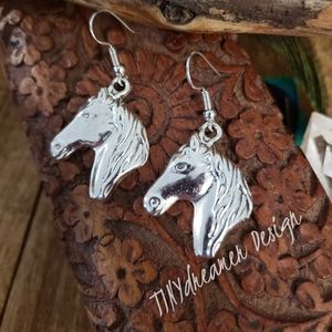 Wild Spirit Horse earrings Equestrian~Equine~Cowboy~Cowgirl~4H horse lover gift